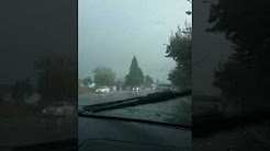 October rain storm in Springfield Oregon
