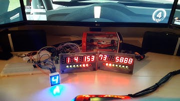 TM1638 and Gear display test with Simhub in Assetto Corsa