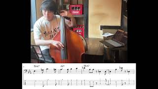 Blue Bossa Bass Line Resimi