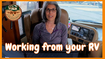How to WORK FROM YOUR RV | RV Office Setup
