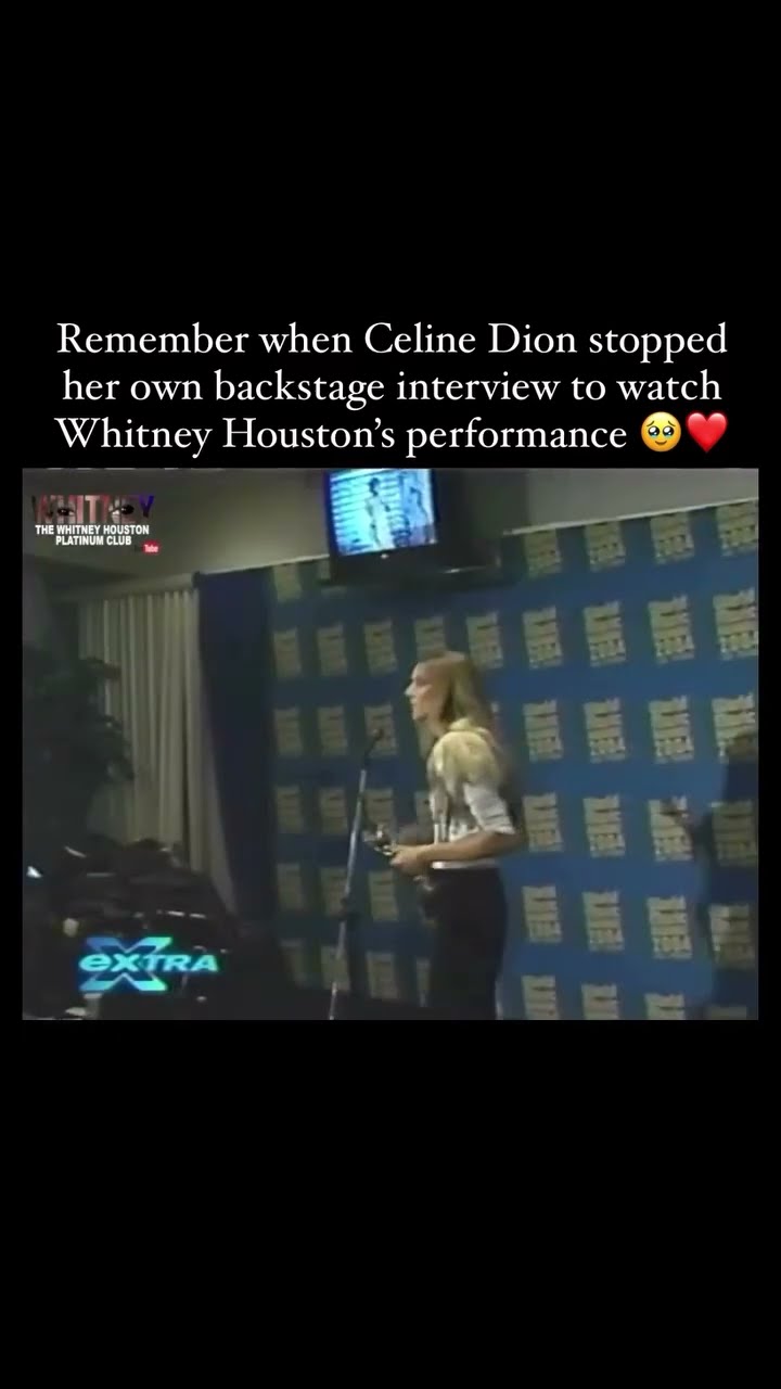 We love that the amazing Celine Dion was such a big Whitney fan! ? ✨