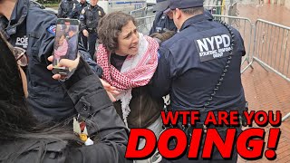 BREAKING: Cops Tackle, Arrest Pro-Palestinian Protesters Outside Columbia University Gaza Encampment