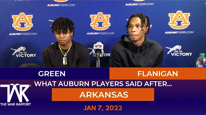 Auburn Press Conferences: Green and Flanigan talk about the big win against Arkansas