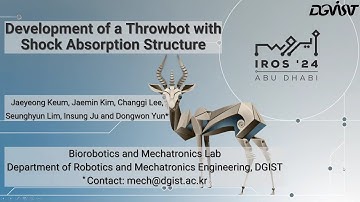 2024 IROS, Development of a Throwbot with Shock Absorption Structure