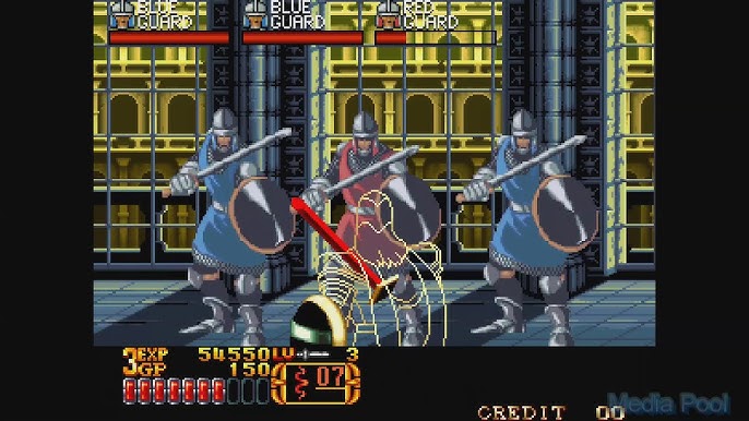 Crossed Swords II Neo Geo CD 2 player 60fps 