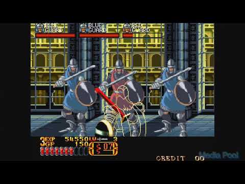 Crossed Swords II (Arcade) Playthrough longplay retro video game