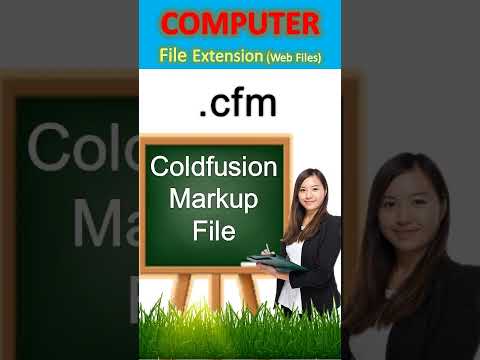 #computerknowledge #computergk Computer File Extension, Web Files, .cfm - ColdFusion Markup File