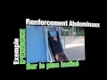 Exercice de la semaine  renforcement des abdominaux