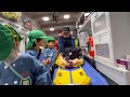 R080304suzuお別れ遠足01(救急車乗車体験)
