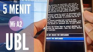 How to UBL Unlock Bootloader MiA2 Android 10