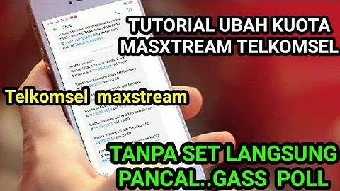 UBAH KUOTA MAXSTREAM JADI REGULAR 24 JAM WORK | INTERNET GRATIS MAXSTREAM TELKOMSEL