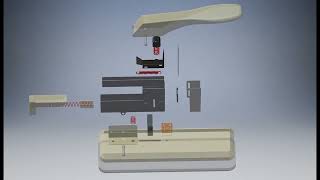 Heavy Duty Stapler CAD - Mechanical Visualization and Modelling - Josiah Enrico Syefatiawan (K20)
