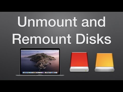 تصویری: Unmount کردن دیسک به چه معنی مک است؟