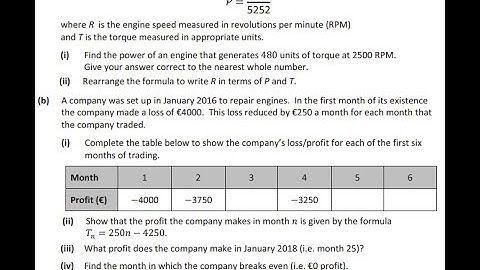 Question 8 solutions for 2019 leaving cert Paper 1 Ordinary level