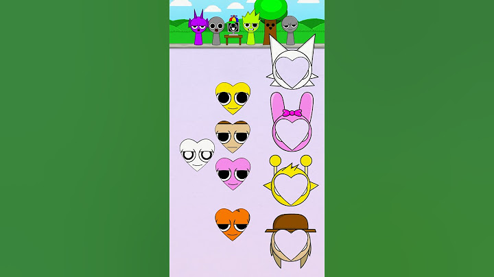 Test IQ Challenge! Heart of the Incredibox Spunki Face  #colors #testiq #funny #games #sprunki