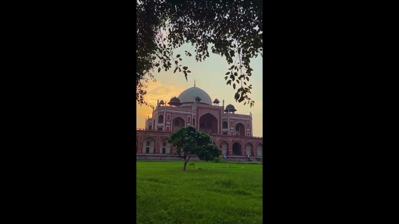 Humayun's Tomb : Incredible India Drone Shot 