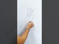 Creative Bird Drawing 🐦🔥 | Simple Drawing Idea #shortsfeed #shorts #drawing #art
