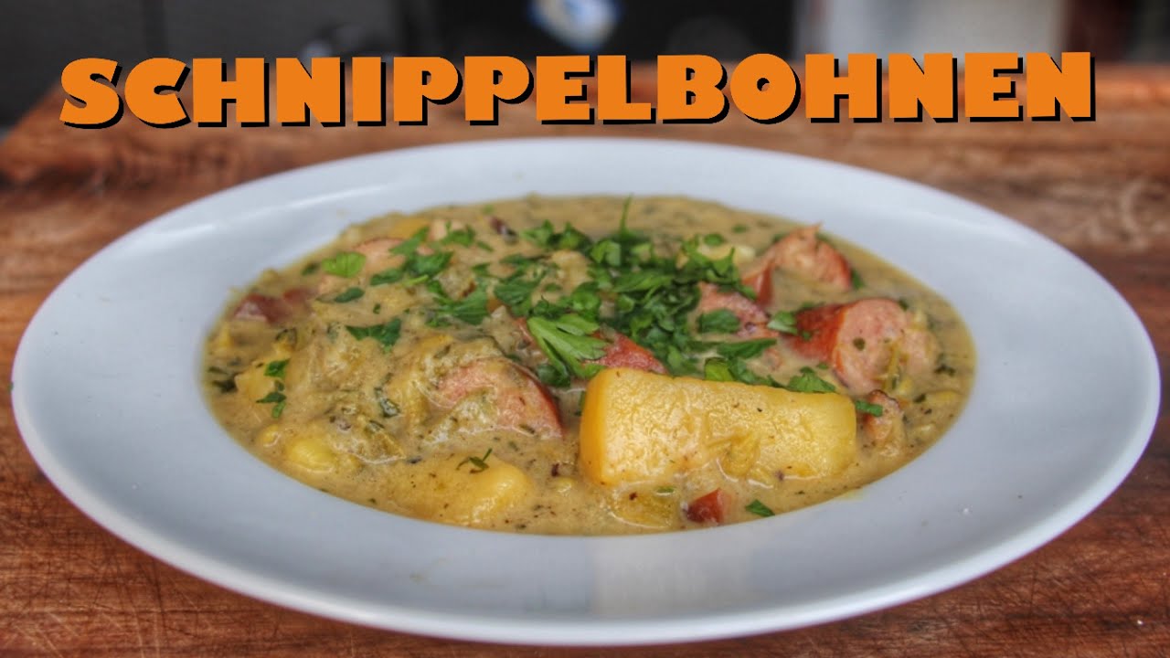 Rheinischer SCHNIPPELBOHNEN EINTOPF mit METTENDEN aus dem DUTCH OVEN - deutsches BBQ-Video - 0815BBQ