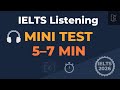 IELTS Listening Practice Mini Test 2026 With Answer | 12.01.2026 5–7 Minutes Quick Practice