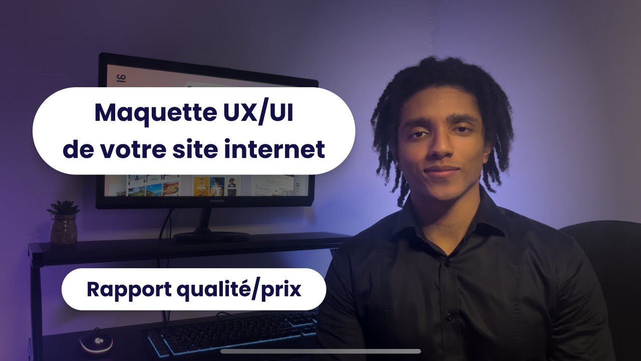 designer la maquette UX/UI design de votre site internet