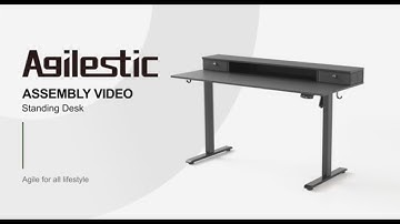 Agilestic Standing Desk with 2 Drawers installation video