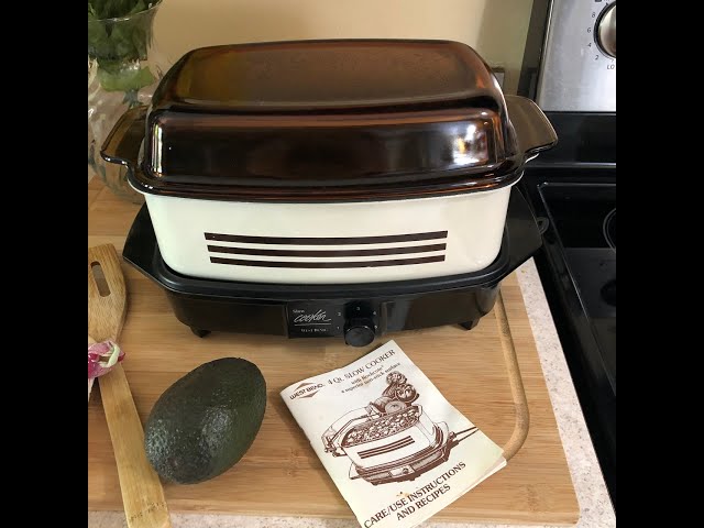 Does It Work? Why Yes It Does! West Bend 4 Quart Vintage Slow Cooker 