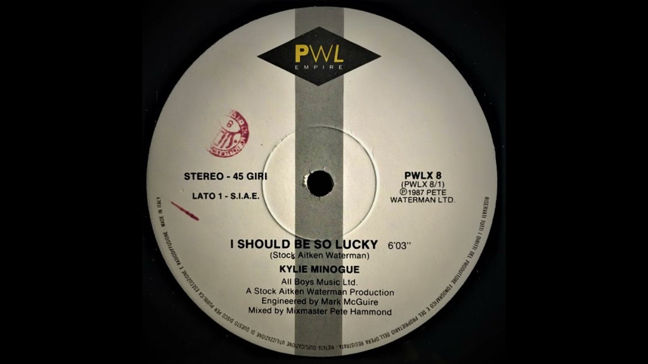 Kylie Minogue – I Should Be So Lucky (12'' Mix) - YouTube
