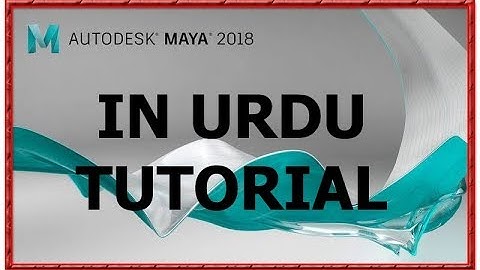 Maya 2018 Lesson 2  Attribute & Channel in Urdu