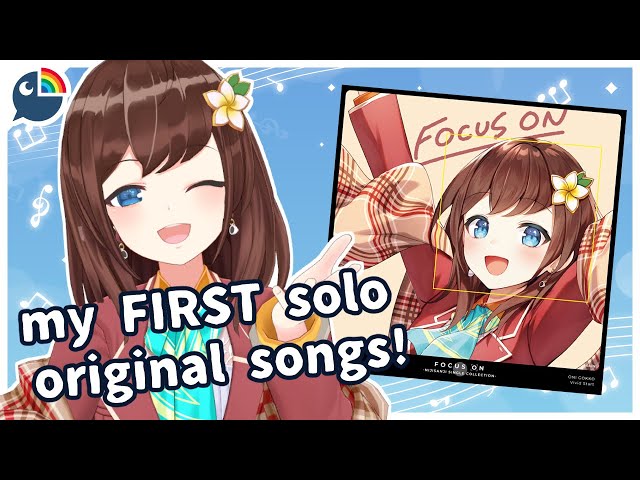 (FOCUS ON) It's finally out! My first ever solo original songs!【NIJISANJI | Hana Macchia】のサムネイル