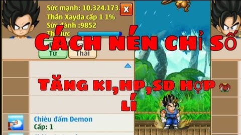 NRO - Cách nén chỉ số ki,hp,sd cho đệ - Ngọc Rồng Online| LAT Gaming