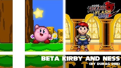 SSF2 Mods Showcase: Kirby and Ness Beta Ports (by Durag Dee)