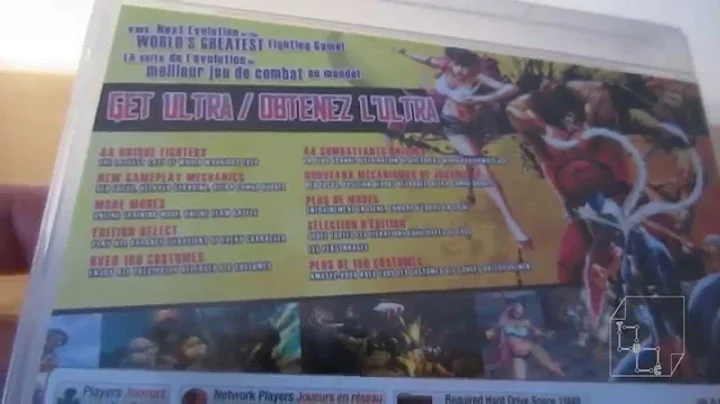 Unboxing Ultra Street Fighter IV for PS3 SFIV SF4