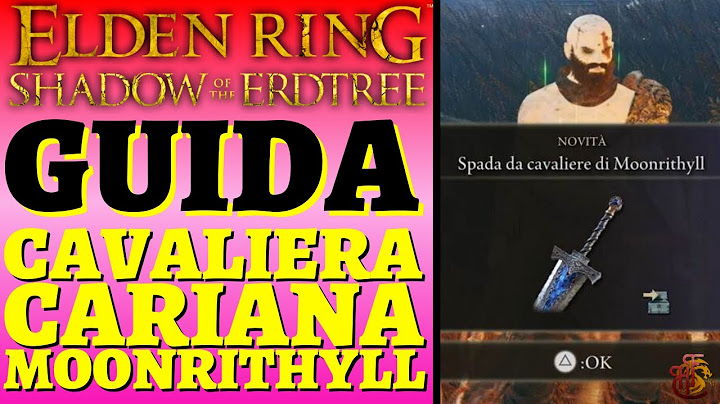 Cavaliera Cariana Moonrithyll Elden Ring Shadow of the Erdtree🇮🇹