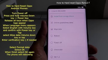 How to Hard reset Oppo Reno2 F