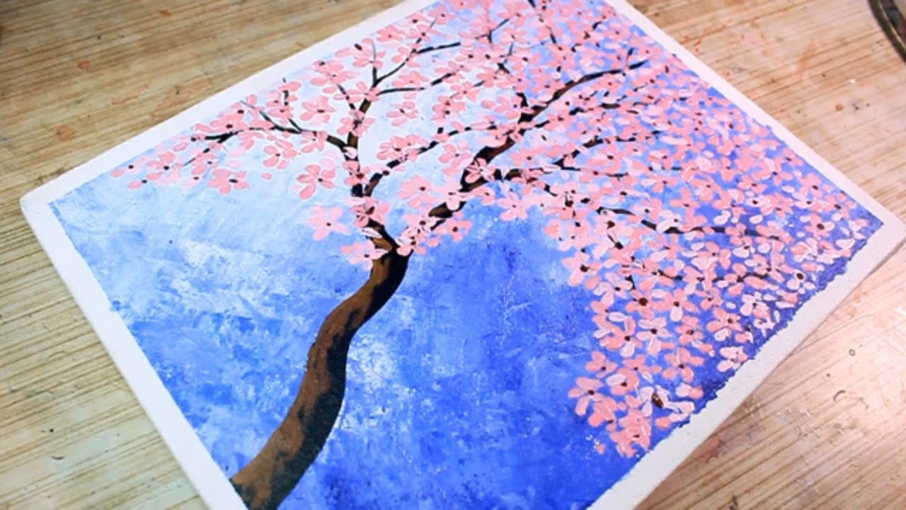 How to Draw a Cherry Blossom  Sakura Flower Sketch Lesson