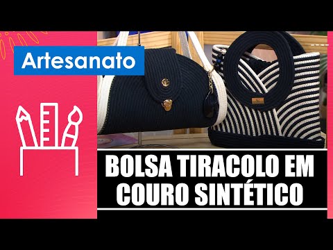 Faça uma bolsa tiracolo em couro sintético com a artesã Cláudia Peres – 20/10/25