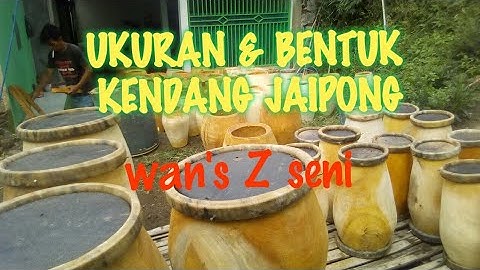 UKURAN DAN BENTUK KLUWUNGAN KENDANG JAIPONG