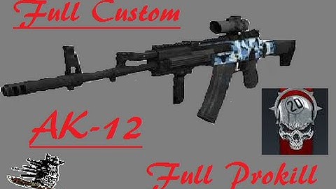 Contract Wars - AK-12 Full Custom Full Prokill