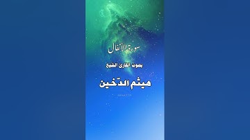 سورة الأنفال بصوت القارئ الشيخ هيثم الدخين