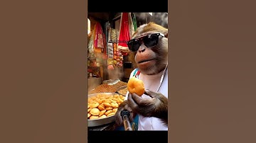 Banaras vlog Ai monkey video | Ai veo 3 #shorts