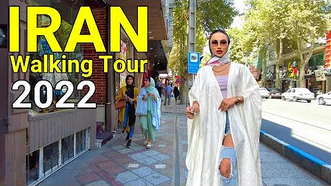 IRAN 2022 Walking on the main street of Shahriar c...