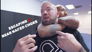 Escaping A Standing Rear Naked Choke
