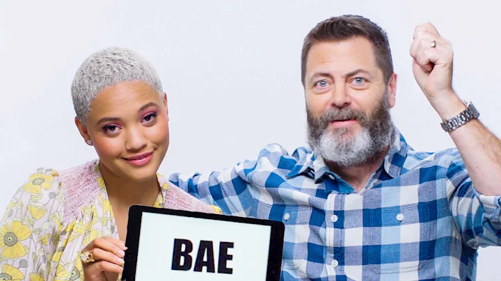 Nick Offerman Learns Millennial Slang From Kiersey...