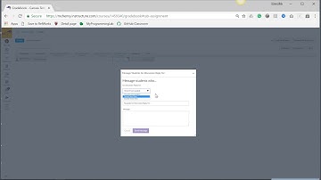 Sending Emails through the Canvas Gradebook