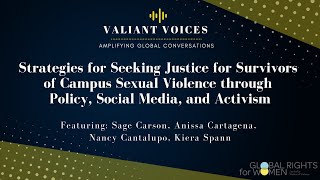 Strategies for Seeking Justice for Survivors of Campus Sexual Violence through Policy and Activism