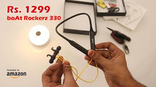 2021 Best Wireless Earphone in India Under 1500 | boAt Rockerz 330 - Unbox & Review in Hindi