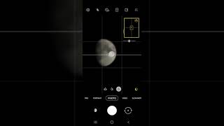 Zooming into the MOON with Samsung Galaxy Note 20 Ultra 50x Zoom Raw Footage of Camera Test! #shorts