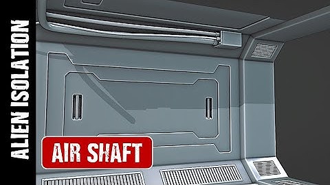 BLENDER: ALIEN ISOLATION AIR SHAFT (PART 2)