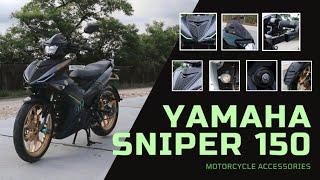 YAMAHA SNIPER 150 | Motorcycle Accessories by Crazy Pinoy Hacker 1,445 views 2 years ago 10 minutes, 16 seconds