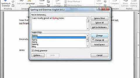 Word 2010 Tutorial The Spelling and Grammar Tool Microsoft Training Lesson 4.1